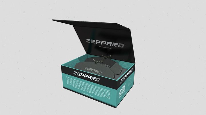Brake pad magnetic box 3D Model