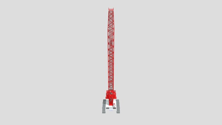LR 1750 crawler cranes 3D Model