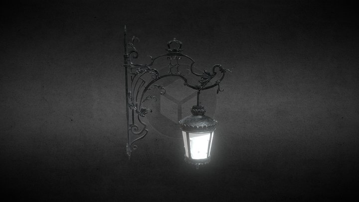 Vintage+street+lamp+3d+model 3D Model