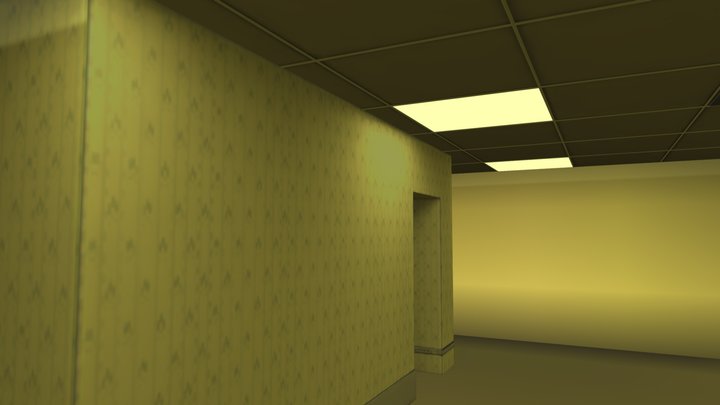 Original Backrooms 3D Model