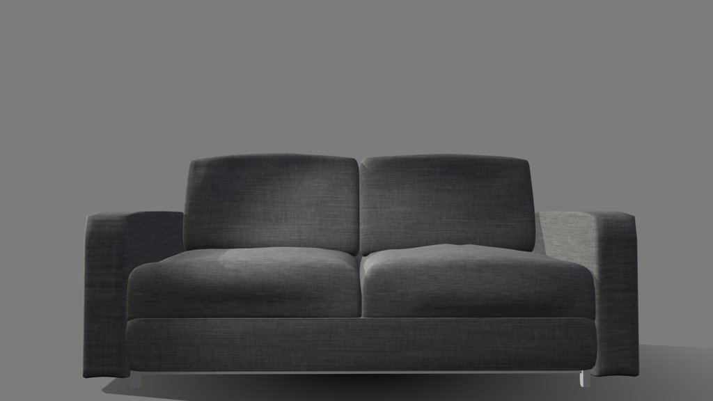 Modern Fabric Sofa - Low Poly / Game Ready