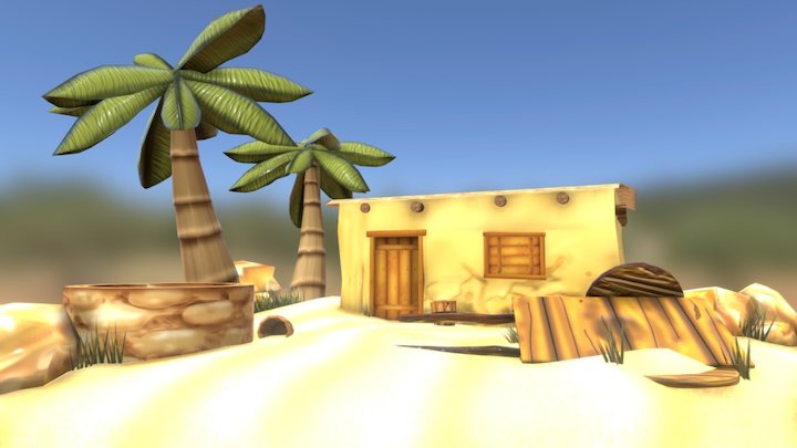 Well in the deset 3D Model
