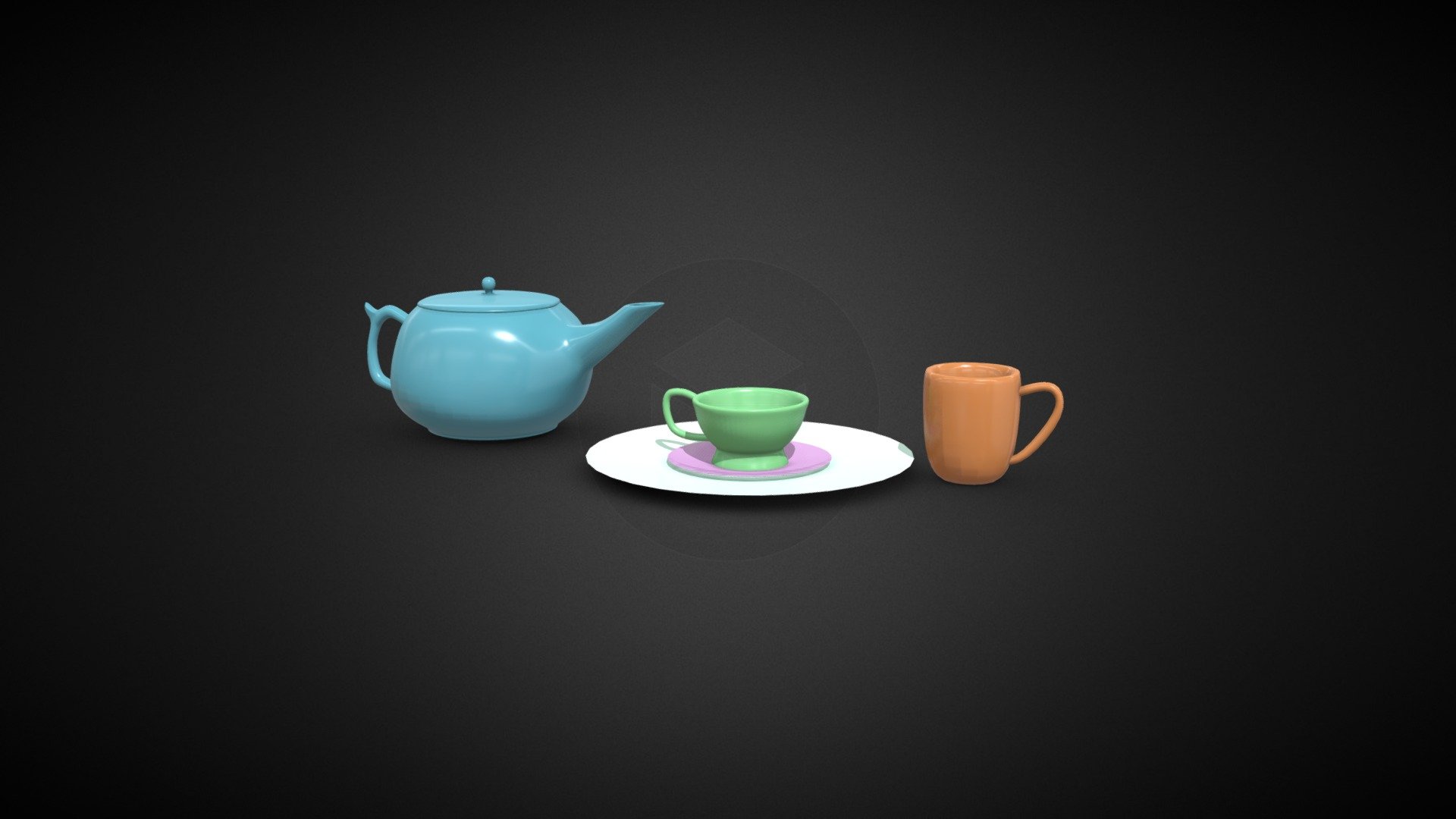 teapot stuff sketchfab - 3D model by Animated Fox 3D (@Foxcatgaming2 ...