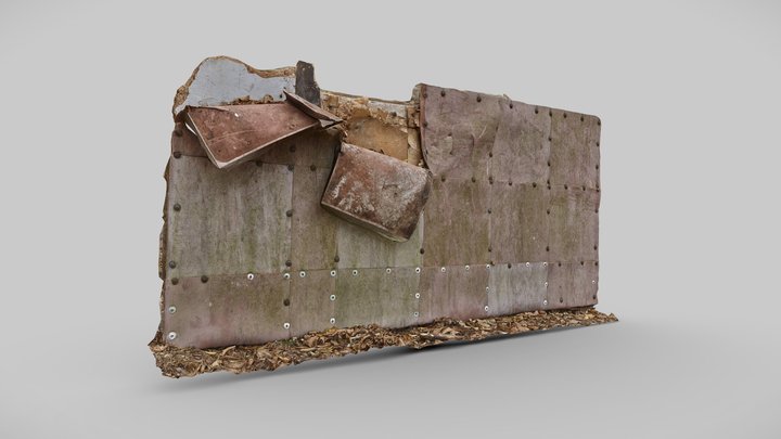 Fence Wood B 3D Model