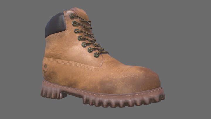 Timberland boot 3D Model