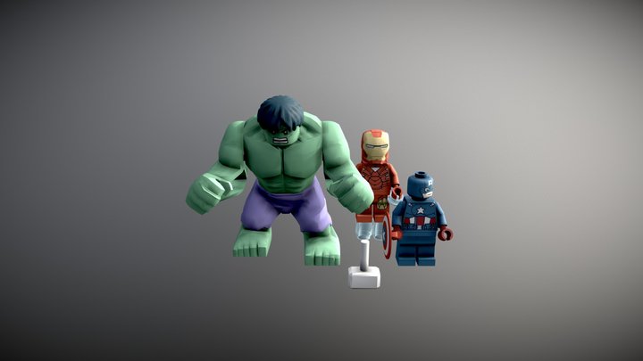 LEGO Avengers 3D Model