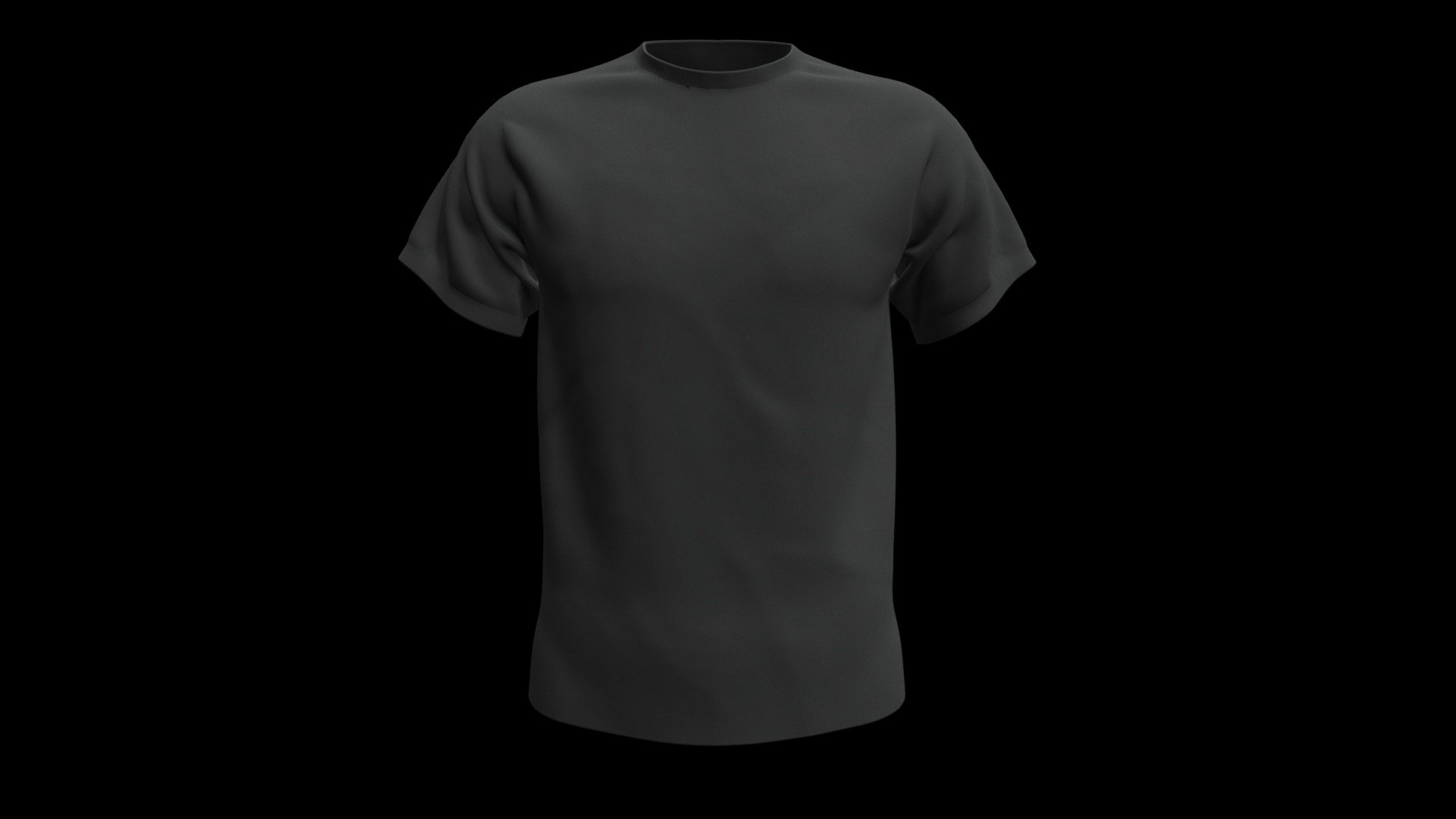 T-Shirt With Pocket | 3D model