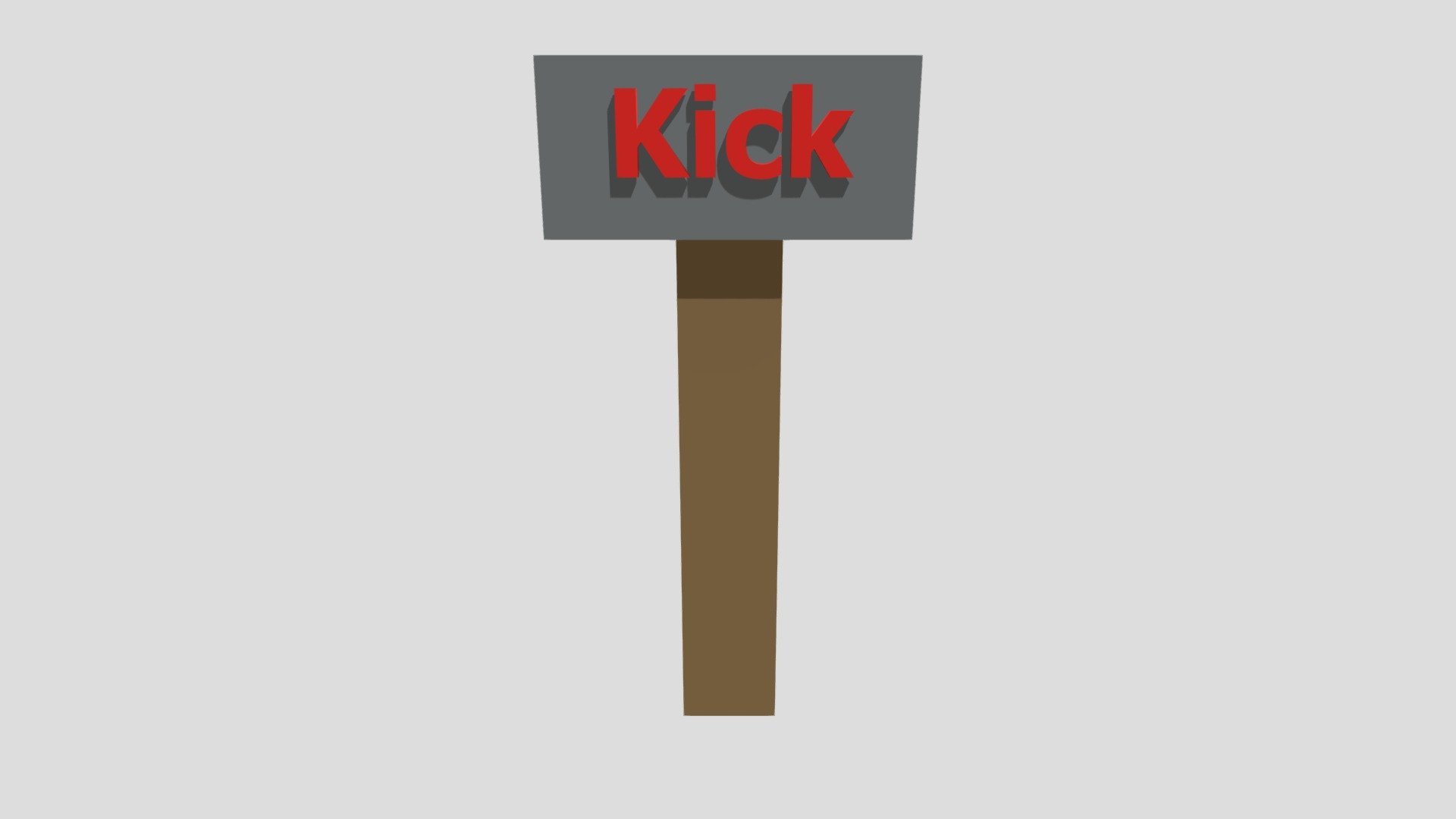 Kick hammer by Solar - Download Free 3D model by herasmeben029 [5a22248 ...