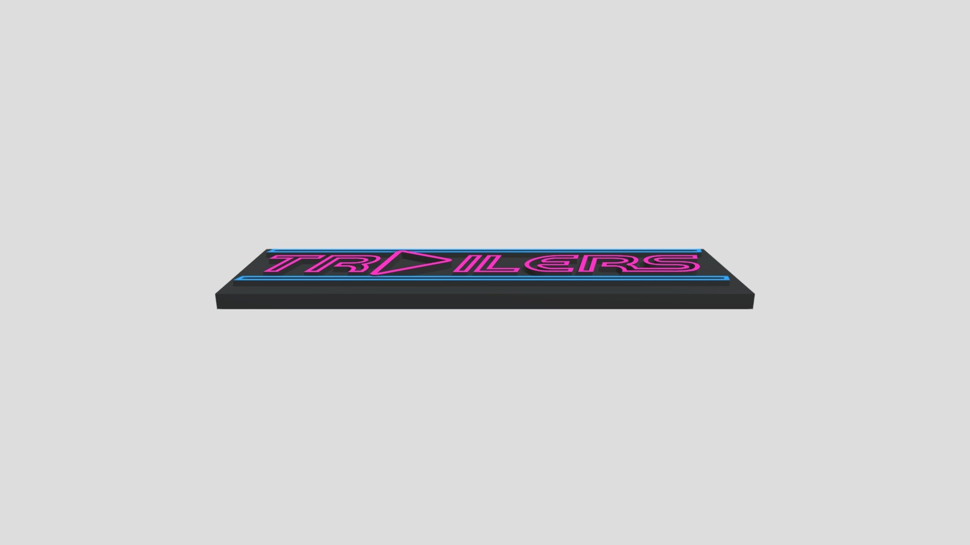 Trailers Sign - Download Free 3D model by thesmiler37 [5a22f96] - Sketchfab