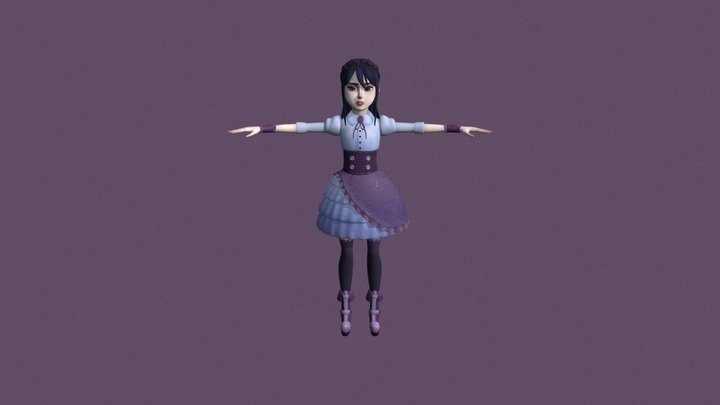 Liminal Character - Emma child 3D Model