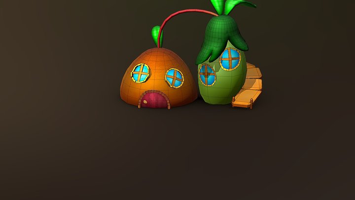 HouseSet 3D Model
