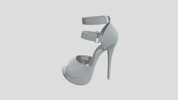 Crimson Phoenix Sandal 3D Model
