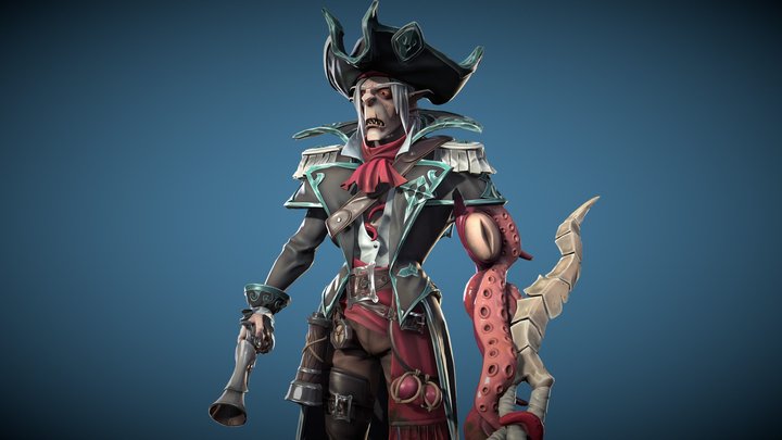 Pirate Character - Stylized Creation Final 3D Model