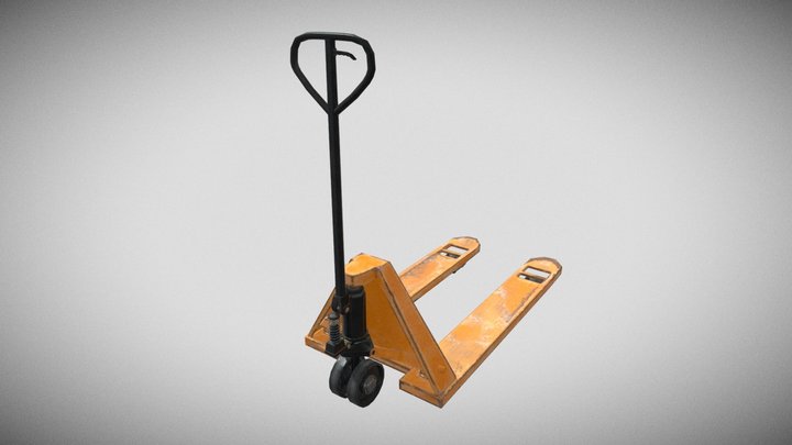 Pallet Truck (Game-Ready Model) 3D Model