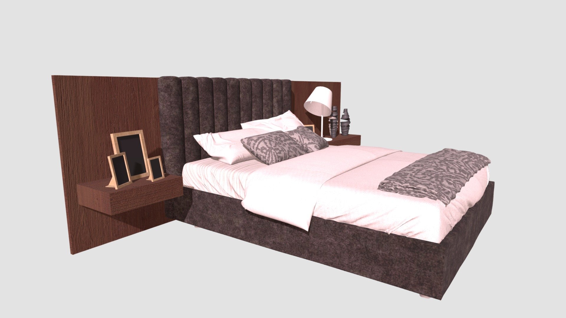 Bedroom Set - Buy Royalty Free 3D Model By Evermotion [5a2653f ...