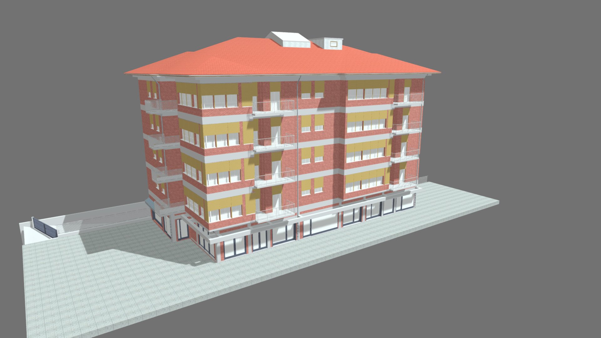 Condominium 3D BIM model - 3D model by VIGEA - Virtual Geographic ...