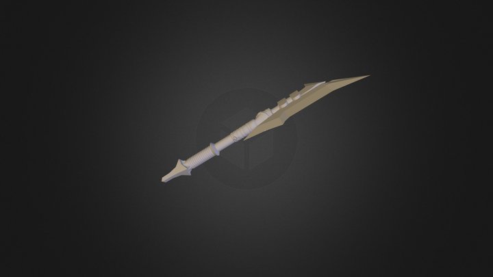 Crimson Axe - Realistic 3D Model