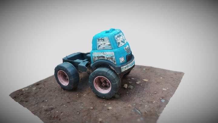 Abandoned Toys Car 3D Model