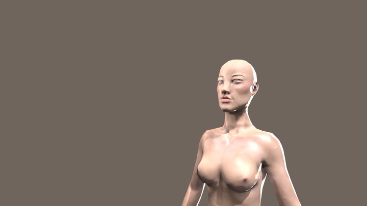 FemaleCharacter_AsianBaseModel 3D Model