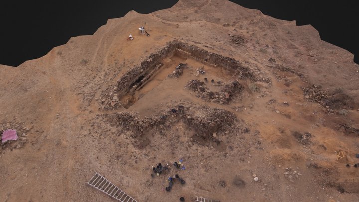 ‫ المنطقة (Z)، خربة �نقيب الأسيمر 3D Model