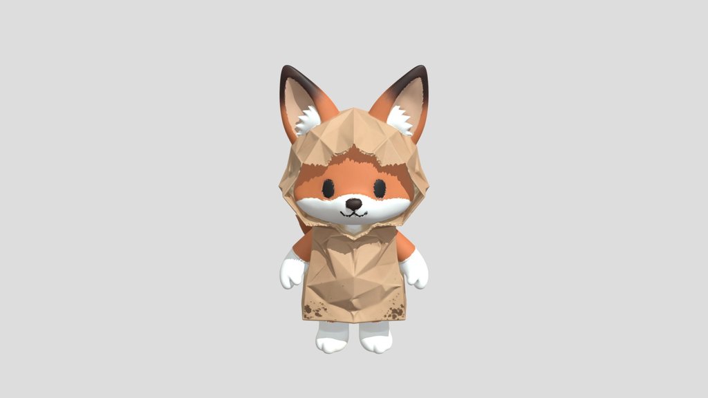 Cardboard Fox