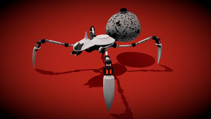 Mechanical spider 3D Model