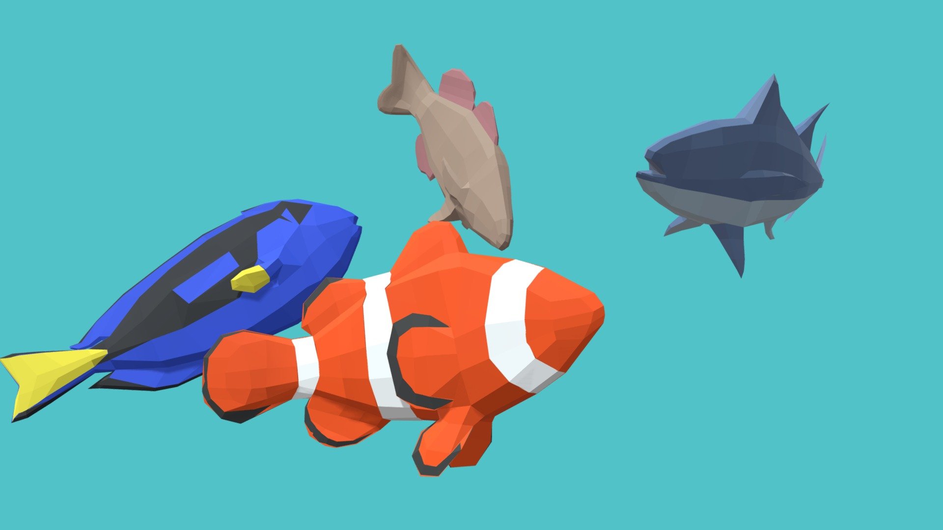 Fish - Download Free 3D model by rkuhlf [5a2b797] - Sketchfab