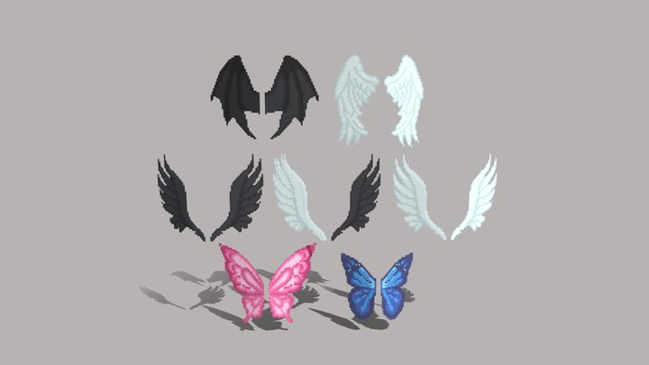 LUKER WINGS 3D Model