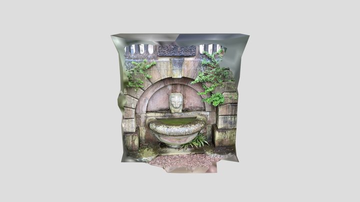 Biddulph Grange Garden Fountain 3D Model