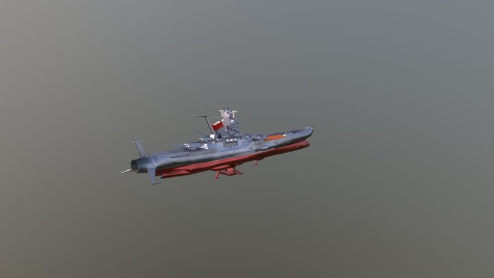 Spaceship Yamamoto 3D Model