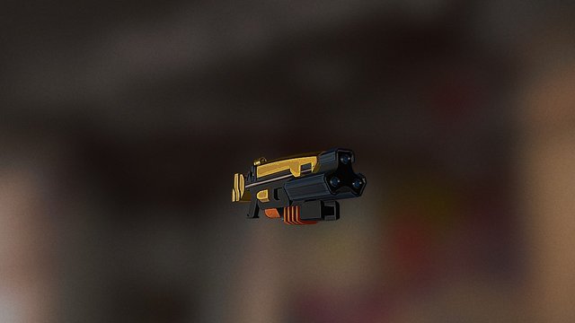 Scifi Gun 3D Model