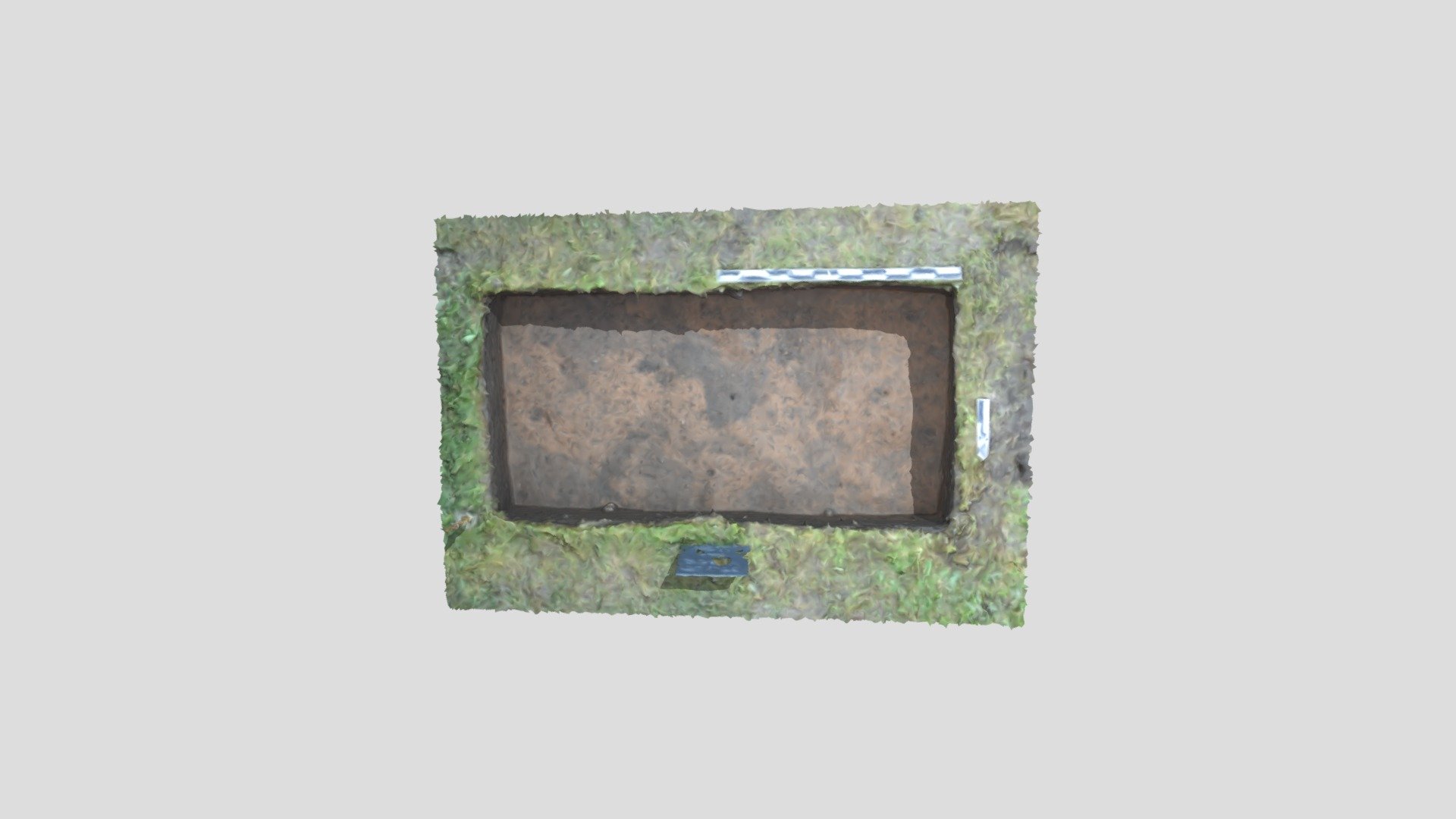 Excavated test units at the Piqua site