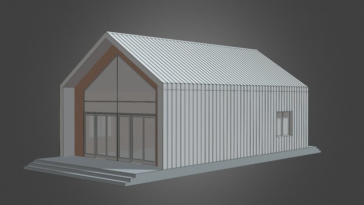 Barndominium House 042 3D Model