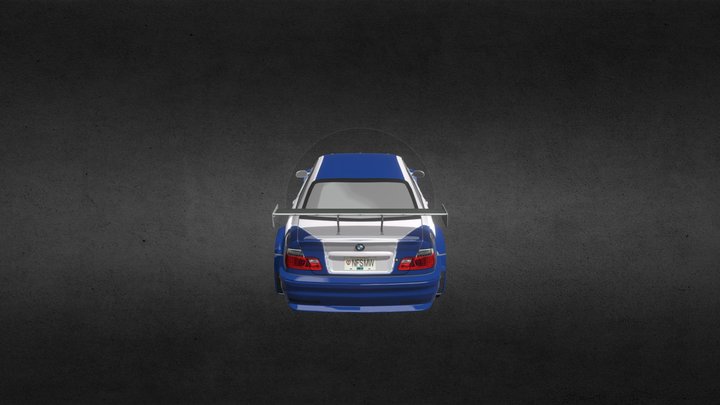 Bmw_m3_gtr_-_nfs_mw 3D Model