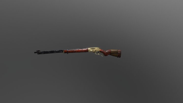 winchester rifle 3D Model