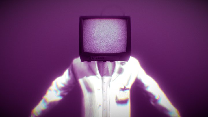 Scientist TVMan 3D Model