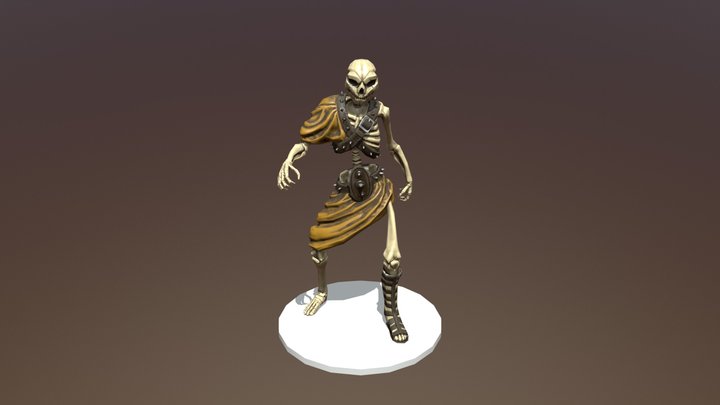 Body of Skull - Posing 3D Model