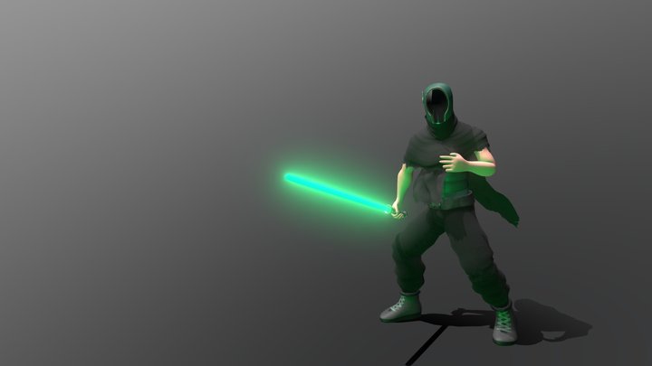 Star Wars - Jedi Knight (Character design) 3D Model