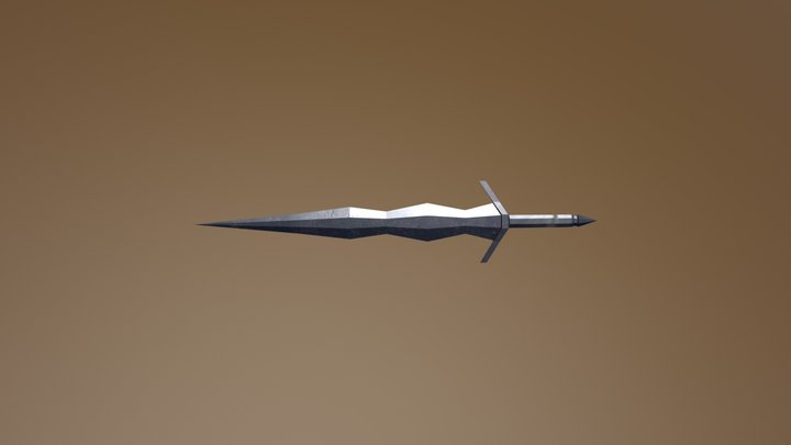 Cultist Sword-Texture 3D Model