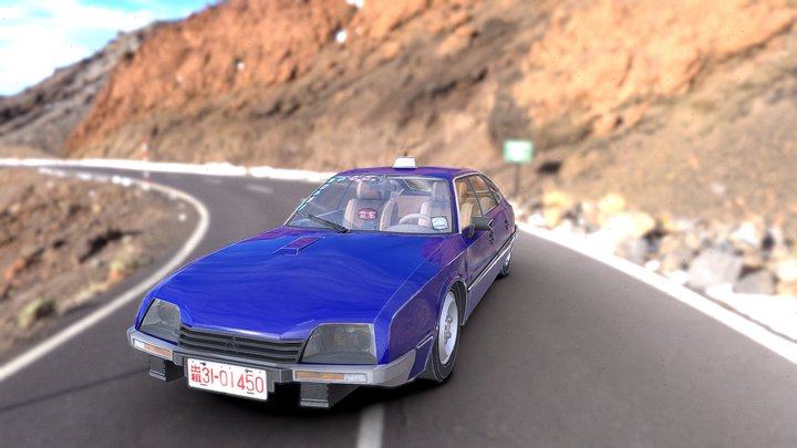 CITROEN CX 2000 BEIJING TAXI 3D Model
