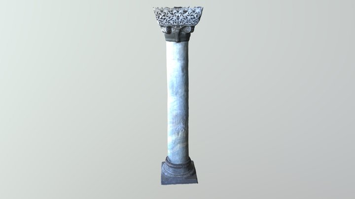 Column in Hagia Sophia 3D Model