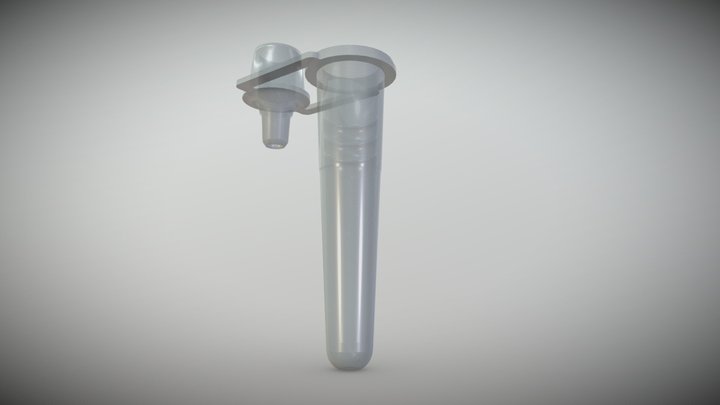 Covid19 Lateral Flow Tube 3D Model