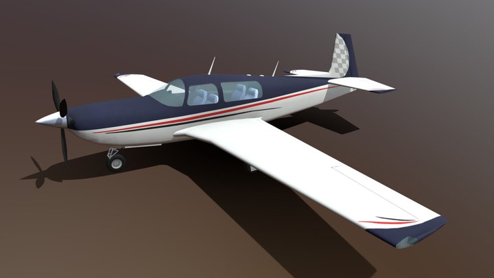 Mooney M20M – Modello 3D gratuito STL