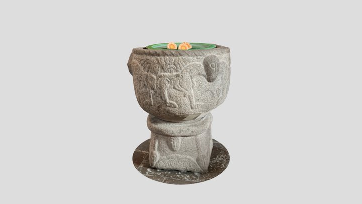 Baptism Font - Hasle Kirke 3D Model