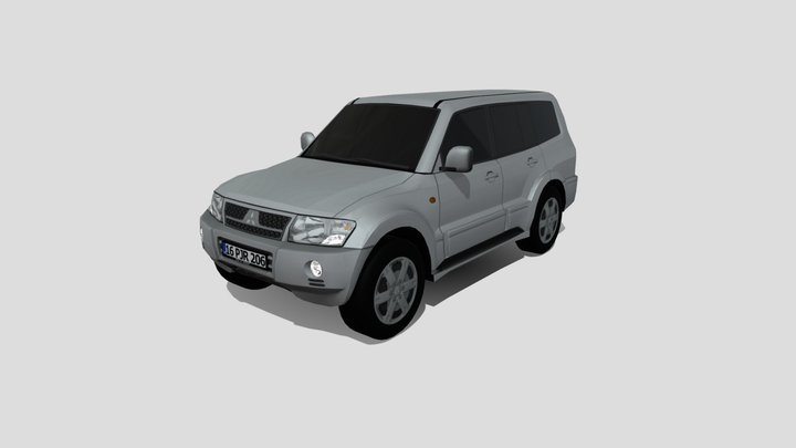 2006 Mitsubishi Pajero 3D Model