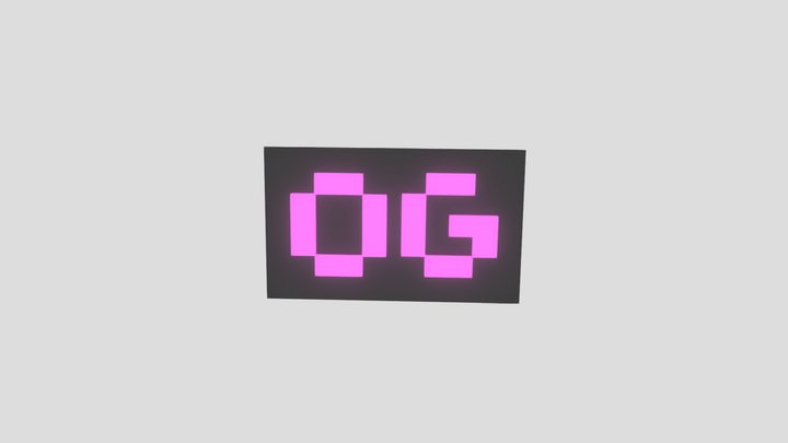 OG Badge For Gtag Copys 3D Model
