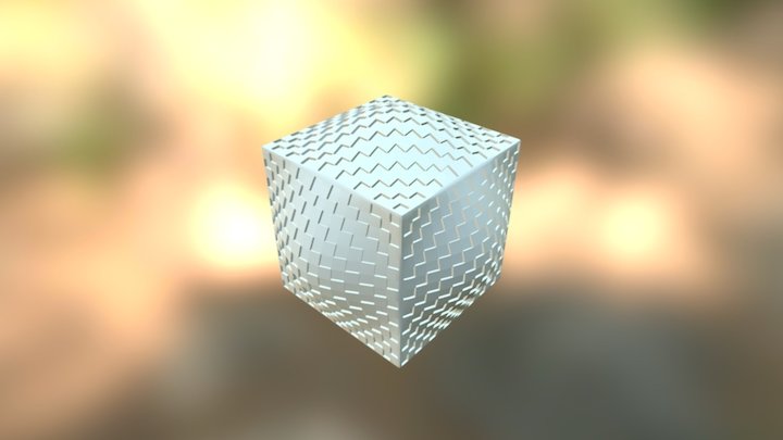 Cube SchachbrettmusterOhneRand 3D Model