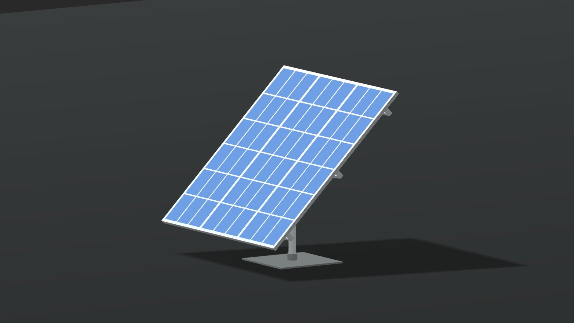Cartoon Low Poly Solar Panel - Download Free 3D model by antonmoek  (@antonmoek) [5a3a5a0]