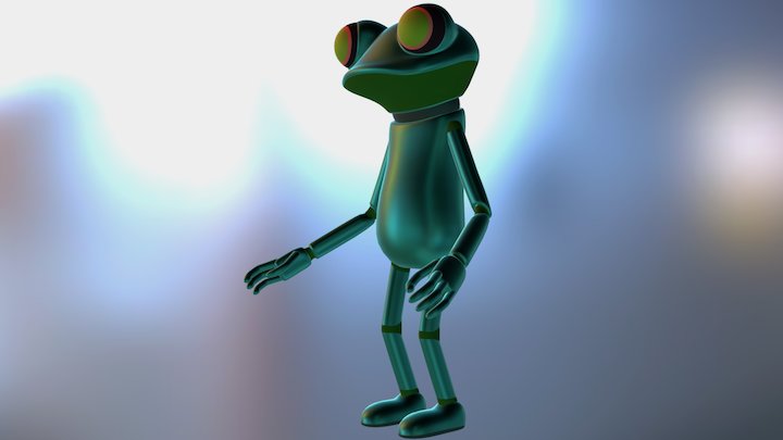 Frog Robo04 3D Model