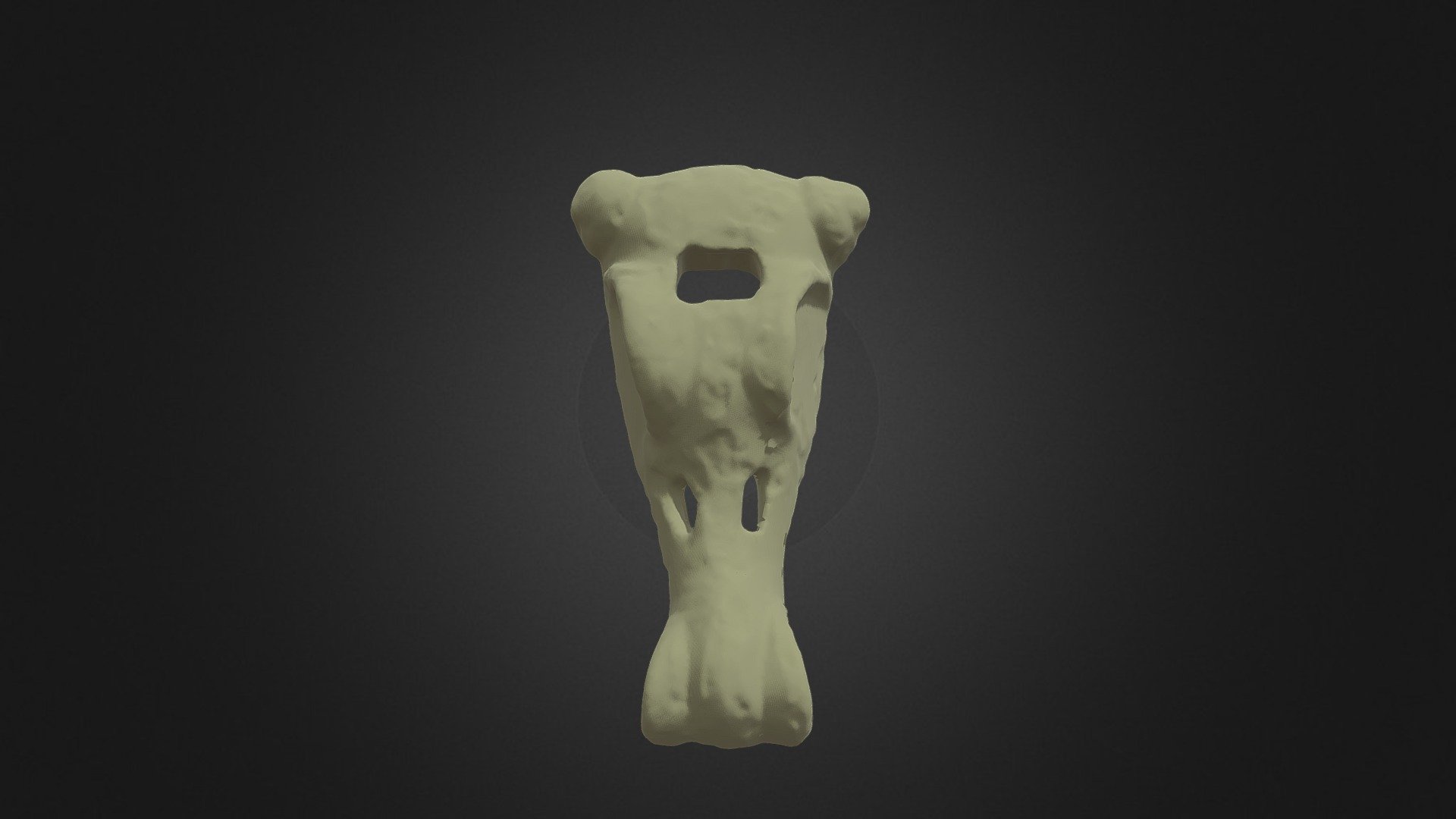 Iron Age Ox Head Mount from Risca, Caerphilly - 3D model by Amgueddfa ...
